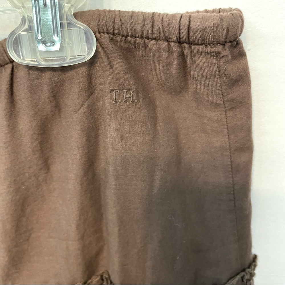 Tommy Hilfiger Midi Peasant/Boho/Gypsy Brown Skirt Sz 6 - Picture 7 of 8